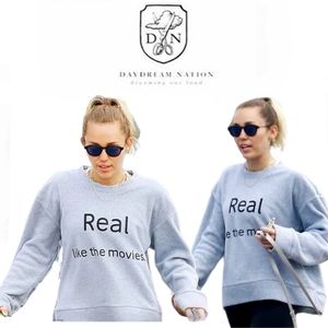 NWT Daydream Nation Dolls Kill Med Rain Cloud Grey Real Couch Crasher Pullover